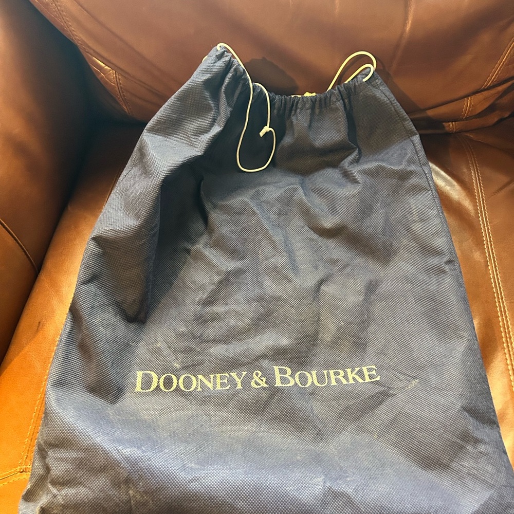 Dooney & Bourke Black Drawstring Duffel Bag